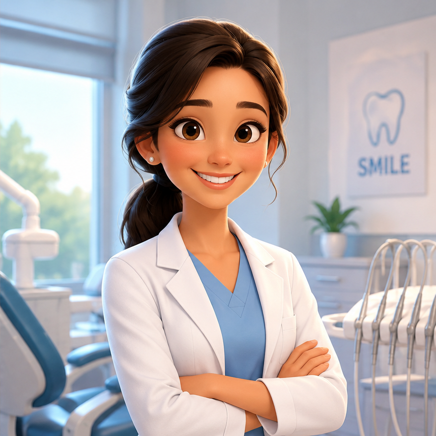 Stock portrait — Dr. Vishakha P. Darade at Dental Hub - Dental clinic :Dental Implant , Root Canal, Braces, Dentist in Bhandup